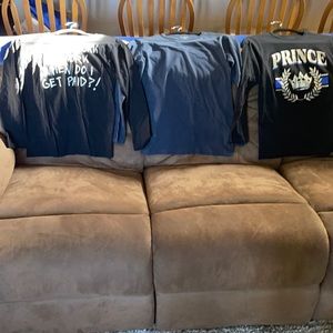 3 boys long sleeve shirts for the price of 1 great for school or play.